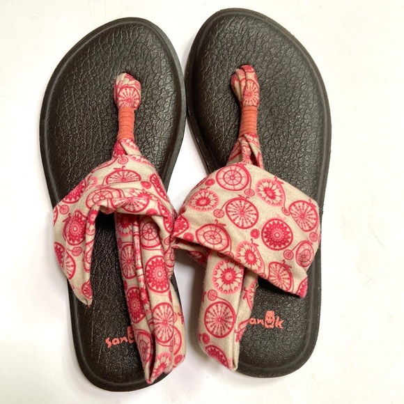 COPY - Sanuk Yoga Sling Bicycle Print Sandals - Picture 3 of 10